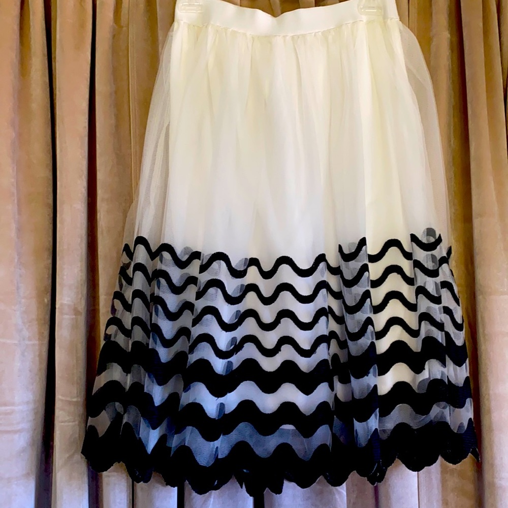 white skirt
